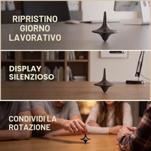 Carica l'immagine nel visualizzatore di Gallery, Trottola di Precisione Accurata, Spinner Portabile in Metallo, Giroscopio da Scrivania Bilanciato in Modo Esquisito, Tot