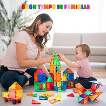 Carica l'immagine nel visualizzatore di Gallery, LeagoEra 50 Pezzi Costruzioni Magnetiche Giochi Bambini, Magneti per Ragazzi, Giocattoli 3 4 5 6 7 Anni