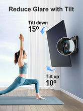 Carica l&#39;immagine nel visualizzatore di Gallery, Supporto TV Parete per TV da 26-60 Pollici, Staffa TV con Girevole ed Estendibile, Braccio TV Max VESA 400x400mm fino a 40kg con Livella a Bolla