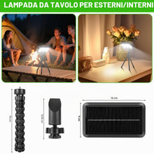 Carica l'immagine nel visualizzatore di Gallery, LEKIA - Lampade solari con sensore di movimento per esterni con supporto flessibile a forma di polpo, 2 pezzi, 6500K, 10