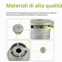 Carica l'immagine nel visualizzatore di Gallery, Testina Decespugliatore Universale, 2 Pezzi Alluminio Testa Decespugliatore, Testine per Tagliaerba in con 8 Linee, Test
