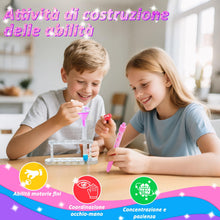 Carica l'immagine nel visualizzatore di Gallery, MOMUSE Laboratorio Delle Penne 50 Accessori, Kit Creativo per Creare Penne Fabbrica, Lavoretti Creativi per Bambini 6 Anni, Idee Regalo per Ragazze 6 7 8 9 10 anni