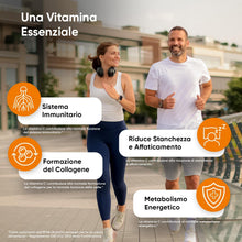 Carica l'immagine nel visualizzatore di Gallery, Vitamina C 1000mg e Rosa Canina, 180 Compresse Vegane, 1 al Giorno, 6 Mesi