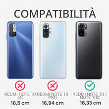 Carica l'immagine nel visualizzatore di Gallery, kwmobile Custodia Compatibile con Xiaomi Redmi Note 10 / Note 10S Cover - Back Case per Smartphone in Silicone TPU - Pro