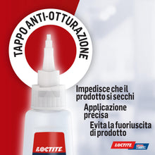 Carica l'immagine nel visualizzatore di Gallery, Loctite Super Attak XXL, Colla liquida multimateriale, 20 g
