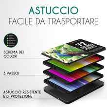 Carica l'immagine nel visualizzatore di Gallery, Zenacolor - 72 Matite Colorate - Per Bambini e Professionnali