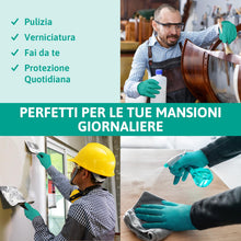 Carica l'immagine nel visualizzatore di Gallery, Ansell TouchNTuff 92-600 Guanti Monouso in Nitrile, Senza Polvere, Alta Resistenza Chimica e Meccanica, Protezione degli