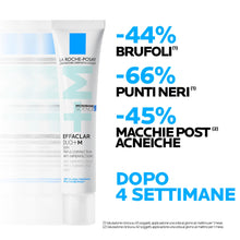 Carica l'immagine nel visualizzatore di Gallery, La Roche Posay Effaclar Duo + M, Trattamento Tripla Correzione Anti-Imperfezioni, Per Pelli Grasse a Tendenza Acneica, Effetto Anti-Ricomparsa, Con Phylobioma, Procerad e Niacinamide, 40 ml