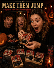 Carica l'immagine nel visualizzatore di Gallery, 5 Scatole Fiammiferi Halloween con Ragni Finti, Box Prank Robuste e Chiudibili, Decorazioni Spaventose e Regali Sorpresa