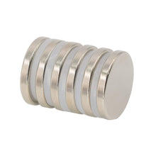 Carica l'immagine nel visualizzatore di Gallery, Magnetpro 6 pezzi magneti al neodimio 6 kg forza 25 mm x 3 mm