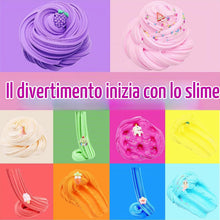 Carica l'immagine nel visualizzatore di Gallery, 28 Pezzi Fluffy Slime Kit, DIY Mini Slime Per Burro Fluffy con Ciondoli di melma, Putty Giocattoli, Regalo per feste per