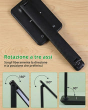 Carica l'immagine nel visualizzatore di Gallery, Carehabi Lampada da scrivania a LED, lampada da tavolo dimmerabile, lampada scrivania a LED ricaricabile con 5 colori e 