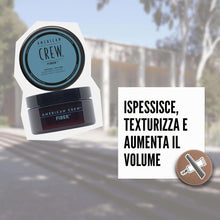 Carica l'immagine nel visualizzatore di Gallery, American Crew Fiber, Cera Capelli Uomo, Tenuta Forte &amp; Finish Opaco, Texturizza &amp; Ispessisce i Capelli, 85g