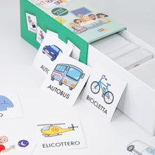 Carica l'immagine nel visualizzatore di Gallery, FLASHCARDS BAMBINI ITALIANO | Pittogrammi per l'Autismo | Carte Flash Linguaggio Italiano Per Bambini | Il Kit Dei Pittogrammi - Editorial GEU Lectura y Escritura (Italiano - 400 Flashcards)