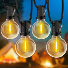 Carica l'immagine nel visualizzatore di Gallery, Rintea Catena Luminosa Esterno, 20M Luci da Esterno Giardino con 30+2 LED 0.6W Catene Lampadine 2700K Bianco Catena LED 
