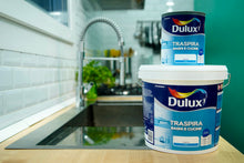 Carica l'immagine nel visualizzatore di Gallery, Dulux Pittura per Interni Traspirante per Forte Umidità e Vapore, Buon Profumo, Ottimo per Cucina e Bagno, 1 Litro, Bian