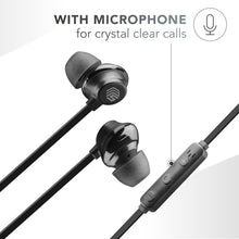 Carica l'immagine nel visualizzatore di Gallery, Music Sound Cuffie PUMP, Auricolare Bluetooth Universale con Remote control - Durata Batteria 6 Ore - Nero