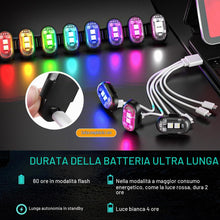 Carica l'immagine nel visualizzatore di Gallery, Pavlleen 6 Pezzi Luci Stroboscopiche Drone LED, luci anticollisione