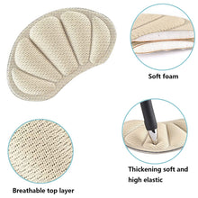 Carica l'immagine nel visualizzatore di Gallery, Cuscini per tallone Pad Heel,di cuscinetti per il tallone,4 paia comodi cuscinetti per il,soletta autoadesiva per la cur