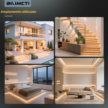 Carica l'immagine nel visualizzatore di Gallery, BRIMETI Striscia COB LED Luce 220V 2M Blanc Chaud 3000K Impermeabile IP65 LED Neon Nastro Alta Luminosità 320LED/m Fless
