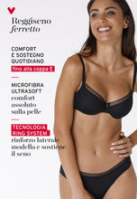 Carica l'immagine nel visualizzatore di Gallery, Lovable Reggiseno con Ferretto e Coppe non Imbottite Preformate in Microfibra, Sostegno, Forma Seno Naturale, Art. 027M, My Daily Comfort Donna