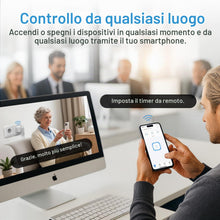 Carica l'immagine nel visualizzatore di Gallery, SURFOU Presa Smart, 16A Intelligente Plug Compatibile con Alexa e Google Home, Controllo Vocale, 2.4GHz WiFi Accesso Rem