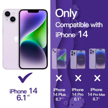 Carica l'immagine nel visualizzatore di Gallery, JETech Cover Ondulata per iPhone 14, Viola