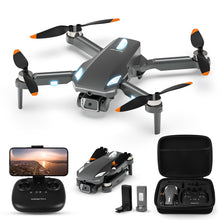 Carica l'immagine nel visualizzatore di Gallery, Drone con Telecamera 1080P, RC Quadcopter Pieghevole Drone per Bambini &amp; Adulti, Motore Brushless, Decollo e Atterraggio Unico Tasto, 2 Batterie, Regalo di Gioco per Ragazzi e Ragazze (Black)