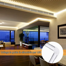 Carica l'immagine nel visualizzatore di Gallery, Connettori a Nastro a LED, 12 Pz Profilo per LED in Alluminio per Strisce in Alluminio a Forma di V, Connettore della Fa