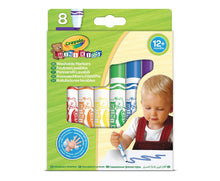 Carica l'immagine nel visualizzatore di Gallery, CRAYOLA Mini Kids - Kit di 8 Pennarelli Super Lavabili, Punta Arrotondata di Sicurezza, Colori Assortiti, Età consigliata: dai 12 mesi, 8324