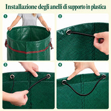 Carica l'immagine nel visualizzatore di Gallery, Lifewit Sacchi Giardinaggio Resistenti, 300L, Set di 3