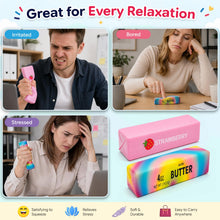 Carica l'immagine nel visualizzatore di Gallery, 2 Pezzi Butter Squishy,Giocattolo da Spremere Antistress Squishy Burro