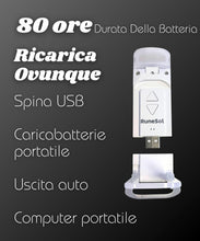 Carica l'immagine nel visualizzatore di Gallery, Runesol Luce per Lettura Libri a Letto Ricaricabile USB, 5 LED Lampada da Lettura per Libro Notturna, 80h Portatile Book