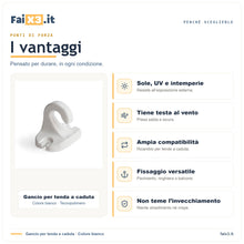 Carica l'immagine nel visualizzatore di Gallery, Ganci per Tenda da Sole a Caduta, Ampia Compatibilità