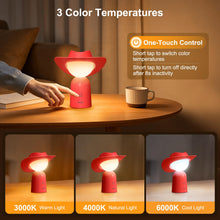 Carica l'immagine nel visualizzatore di Gallery, Gritin Luce Notturna Cappello Cowboy Originale, Lampada da Comodino a LED