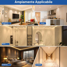 Carica l'immagine nel visualizzatore di Gallery, 7W Faretti LED da Incasso per Cartongesso, Bianco Caldo 2700K, Set di 6