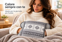Carica l'immagine nel visualizzatore di Gallery, Innoliving Scaldamani Morbido Boule INN-765 Scaldino Elettrico, Materiale Sintetico, Grigio, 20x7x13 cm