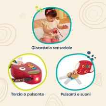 Carica l'immagine nel visualizzatore di Gallery, B. toys FunKeys Chiavi Auto Giocattolo interattive con luci e Suoni, Rosso