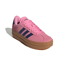 Carica l'immagine nel visualizzatore di Gallery, adidas VL Court Bold Shoes, Scarpe Donna, Bliss Pink/Dark Blue/Gold Metallic, 42 2/3 EU