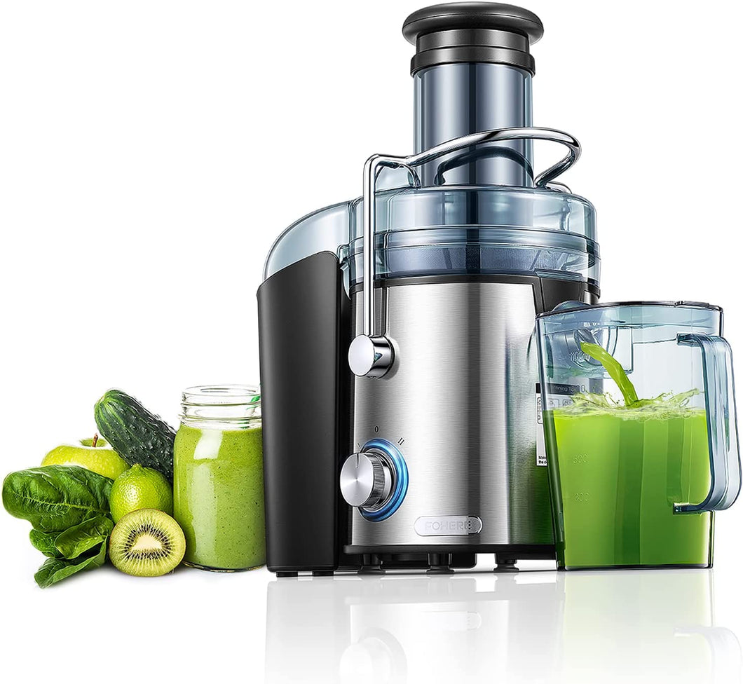Centrifuga Frutta e Verdura, Estrattore di Succo Freddo con 75MM Bocca...
