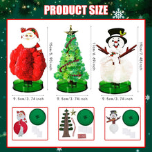 Carica l'immagine nel visualizzatore di Gallery, Set di 3 mini albero di Natale, magico, albero di Natale, magico, kit per la scienza e giocattoli, istruzioni per l'apprendimento (lingua italiana non garantita)