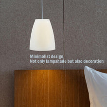 Carica l'immagine nel visualizzatore di Gallery, Paralume Cilindrico in Plastica Bianco, 4 Pezzi, Stile Rustico, per Lampada da Scrivania (Bianco, 30mm)