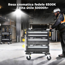 Carica l'immagine nel visualizzatore di Gallery, Faretto LED da esterno 150W Industriale 16500LM 6500K Luce Giorno IP66 Impermeabile, Dissipazione Termica Efficiente, Ri