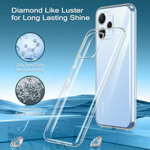 Carica l'immagine nel visualizzatore di Gallery, Kokio Cover per Xiaomi Redmi 12 4G con 2 Pezzi Pellicola Vetro Temperato, Trasparente Silicone Case Sottile Morbido TPU 