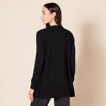 Carica l'immagine nel visualizzatore di Gallery, Amazon Essentials Cardigan Leggero Aperto sul Davanti (Disponibile in Taglie Forti) Donna, Nero, XXL