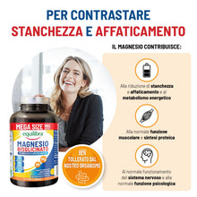 Carica l'immagine nel visualizzatore di Gallery, Equilibra Magnesio Bisglicinato 250mg, 180 Capsule, Scorta 6 mesi