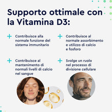 Carica l'immagine nel visualizzatore di Gallery, Vitamina D3 1000 UI per Goccia, 50ml (1700 Gocce), Eletto PRODOTTO DELL'ANNO 2025, Supporta Ossa, Denti e Sistema Immuni