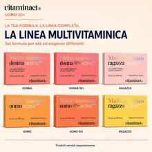 Carica l'immagine nel visualizzatore di Gallery, Multivitaminico Uomo 50 Anni - ELETTO PRODOTTO DELL'ANNO 2026 - Stanchezza, Affaticamento, Difese Immunitarie, Prestazio