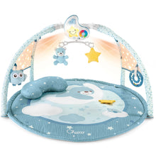 Carica l&#39;immagine nel visualizzatore di Gallery, Chicco Palestrina dei Colori Azzurra 3in1, Palestrina Neonato Multifunzione Elettronica con Tappeto Neonato, Proiettore Stelle, Luce Notturna Removibile e Melodie Rilassanti - Giochi Neonato 0+ Mesi