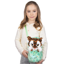 Carica l'immagine nel visualizzatore di Gallery, BABY PAWS TIGRE PELUCHE INTERATTIVO Tigre con suoni che apre e chiude gli occhi e include una borsa per trasportarlo. Pe